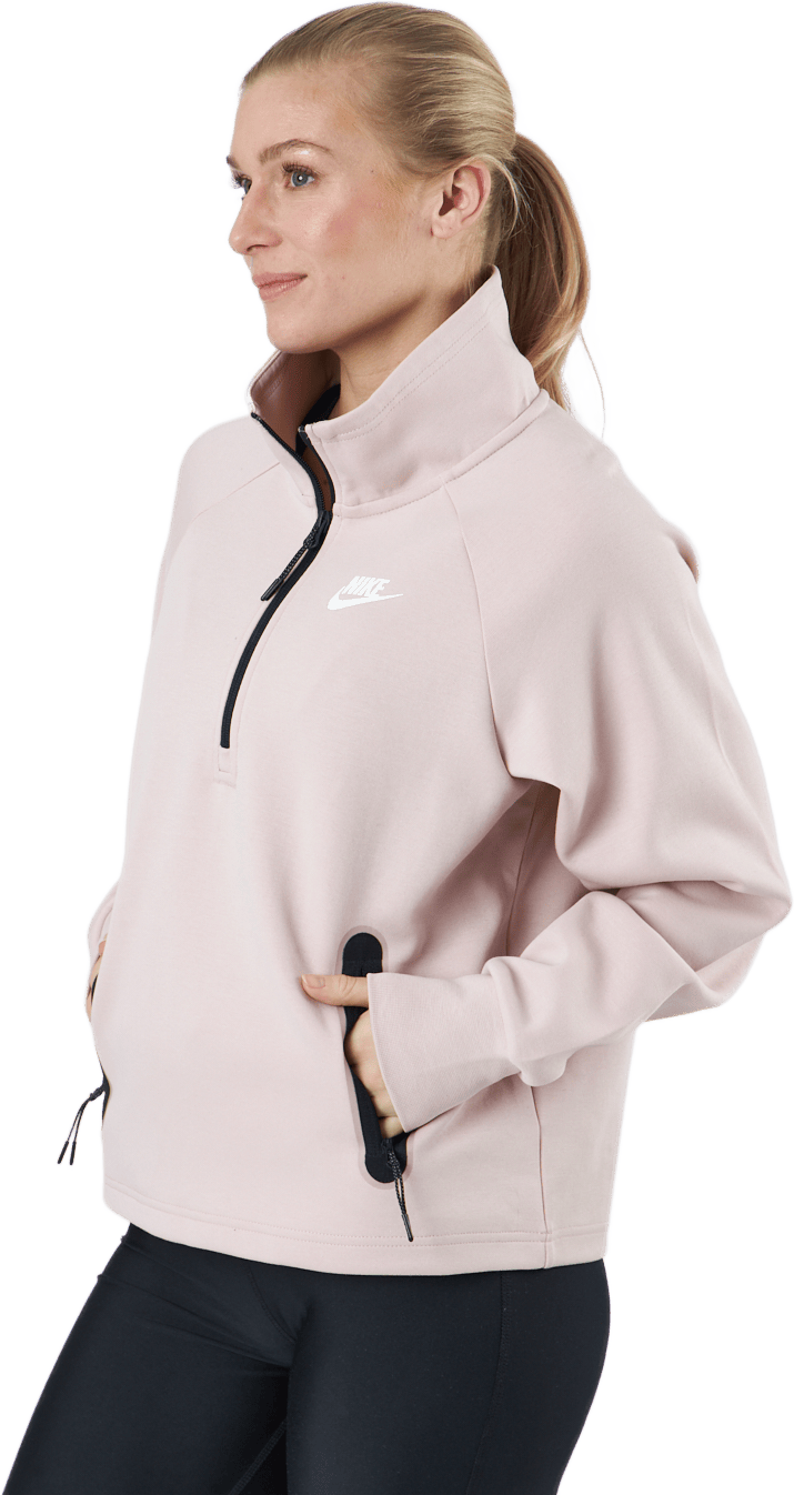 Nike Sportswear Tech Fleece Wo Pink Oxford/white, Female, Apparels, Shirts, Pink, XS