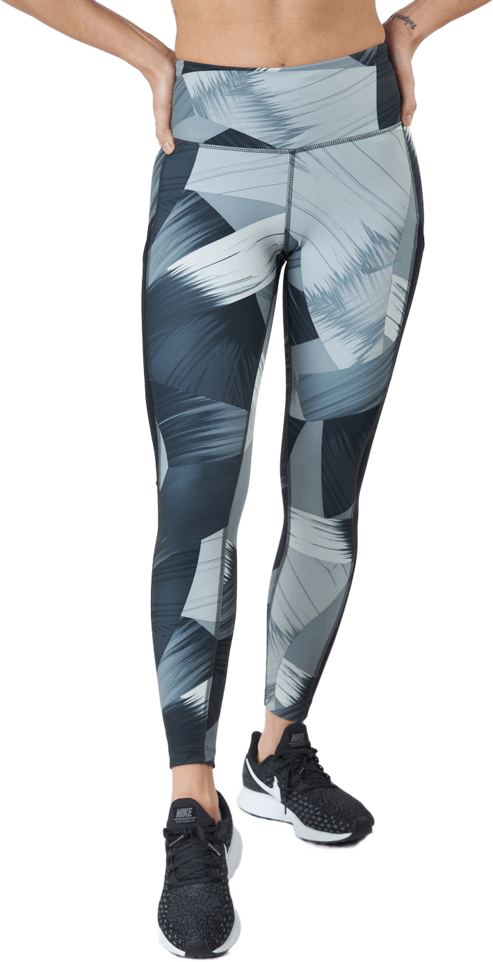 Nike Dri-fit Epic Luxe Women's Particle Grey/black/cool Grey, Female, Klær, Tights, Løping, Flerfarget, S