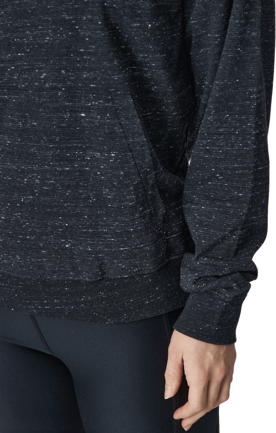 Sportswear Gym Vintage Women's Pullover Hoodie BLACK/WHITE - Bild 4