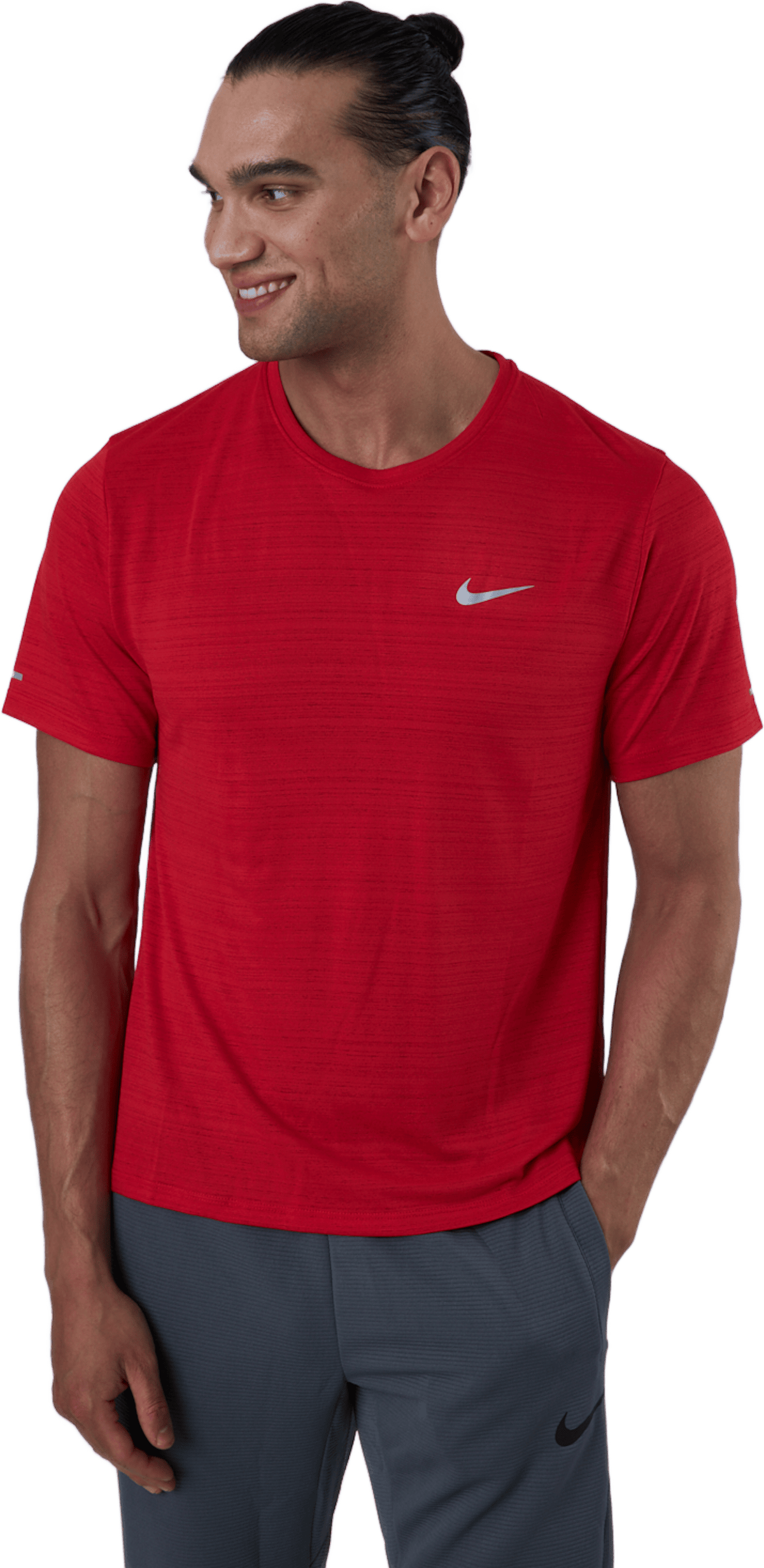Nike Drifit Miler Men's Runni University Red/reflective Silv The