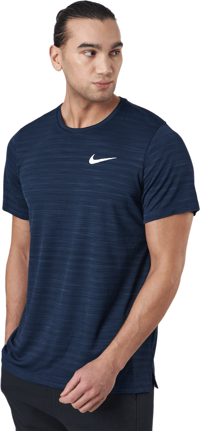 Nike Dri-fit Superset Men's Sh Obsidian/white, Male, Aparelhos, Camisa, Treino, Azul, XL