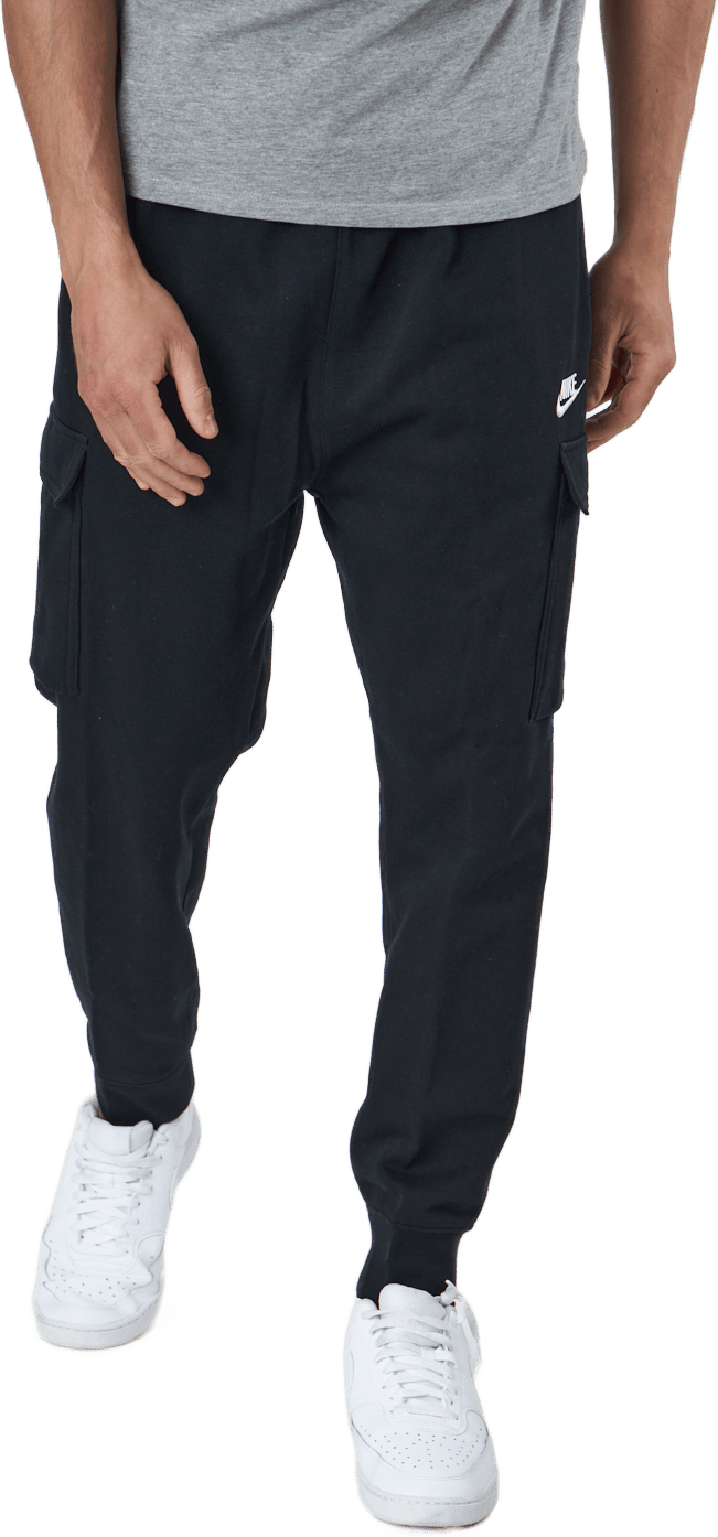 Nike Sportswear Club French Te Black/black/white, Male, Vêtements, Pantalon, Noir, XL