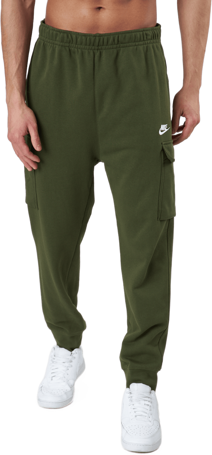 Nike Sportswear Club French Te Rough Green/rough Green/white, Male, Vêtements, Pantalon, Vert, S