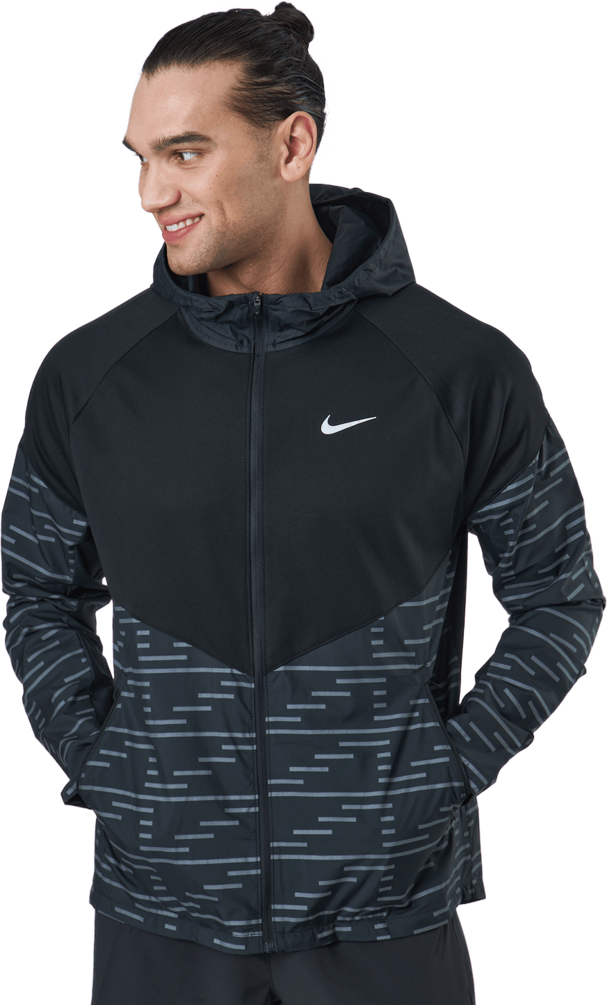 Nike Therma-fit Repel Run Divi Black/black/black/reflective S, Male, Kläder, jackor, Löpning, S