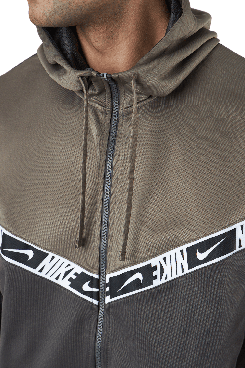 Nike Sportswear Men's Full-zip Medium Ash/olive Grey/white - Bild 5