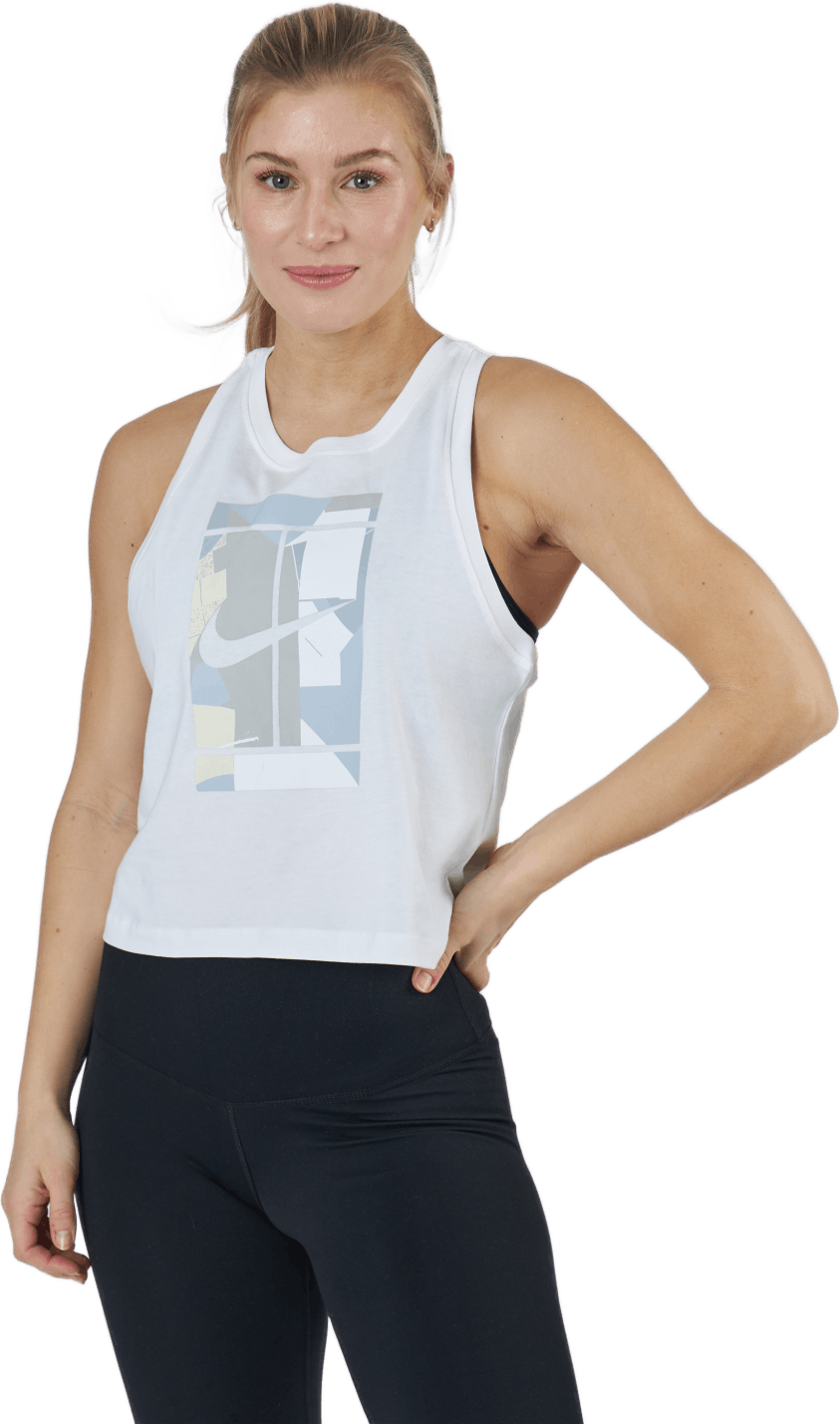 Nikecourt Women's Seasonal Ten White, Female, Kleding, Tops, Tennis, Wit, M