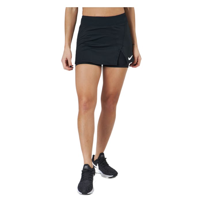 NikeCourt Dri-FIT Victory Women's Tennis Skirt BLACK/WHITE, Female, Apparels, skirts & dresses, Tennis, Black, S