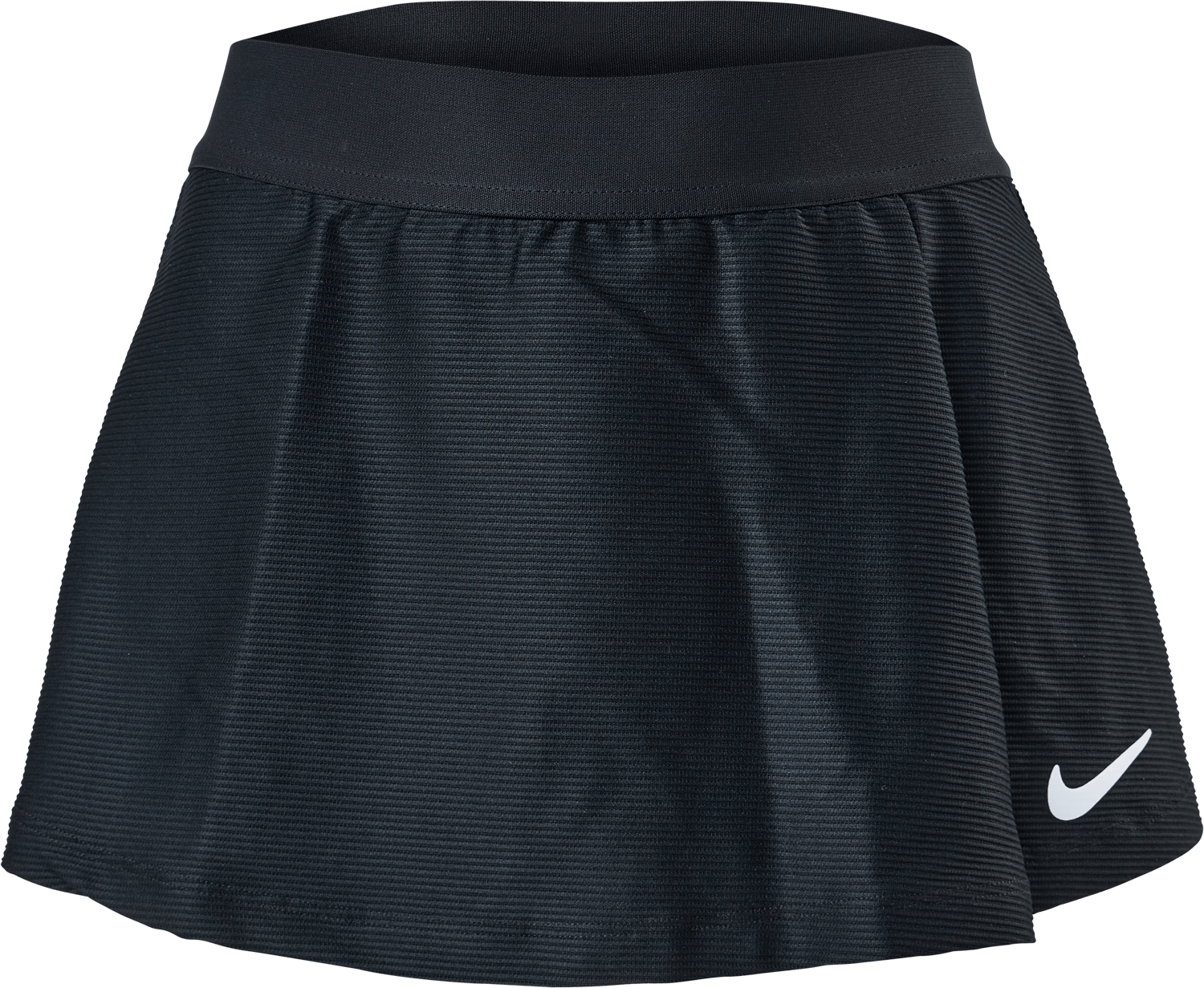 NikeCourt Victory Big Kids' (Girls') Tennis Skirt BLACK/WHITE, Female, Ropa, faldas y vestidos, Tenis, Negro, XL