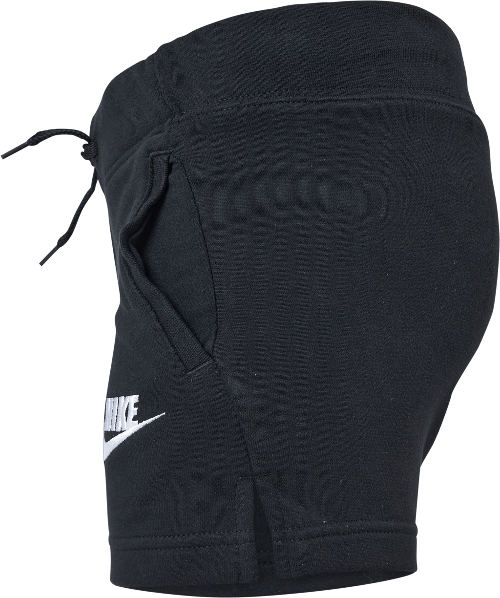 Sportswear Club Big Kids' (Girls') French Terry Shorts BLACK/WHITE - Bild 2