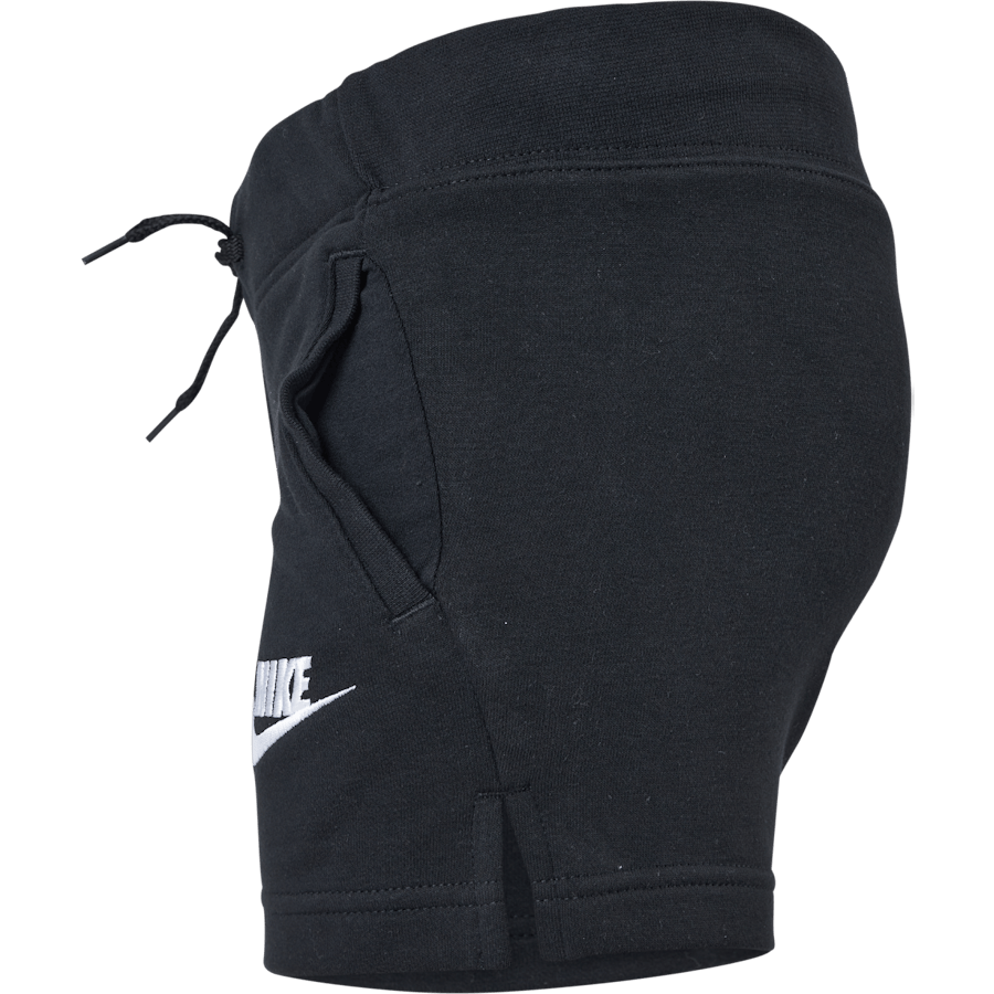 Sportswear Club Big Kids' (Girls') French Terry Shorts BLACK/WHITE - Bild 2