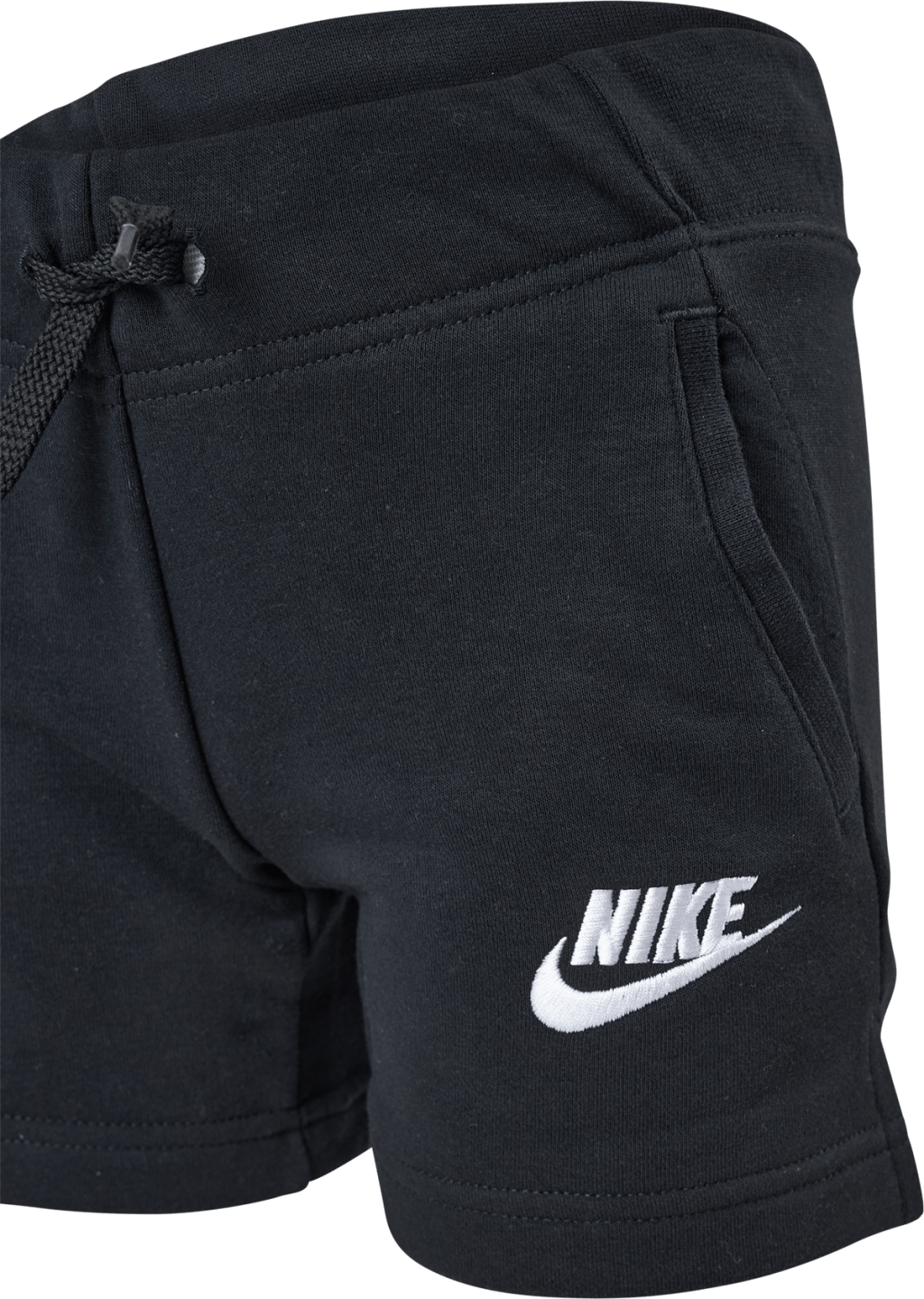 Sportswear Club Big Kids' (Girls') French Terry Shorts BLACK/WHITE - Bild 4