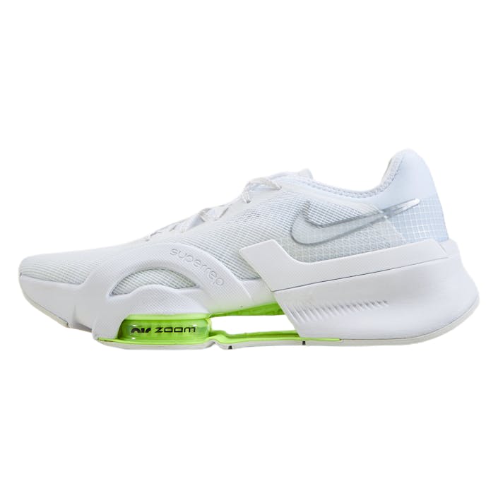 Nike Air Zoom Superrep 3 Men's White/metallic Silver-volt-bla, Male, Shoes, Training shoes, Workout, White, EU 44,5 (UK 9,5)
