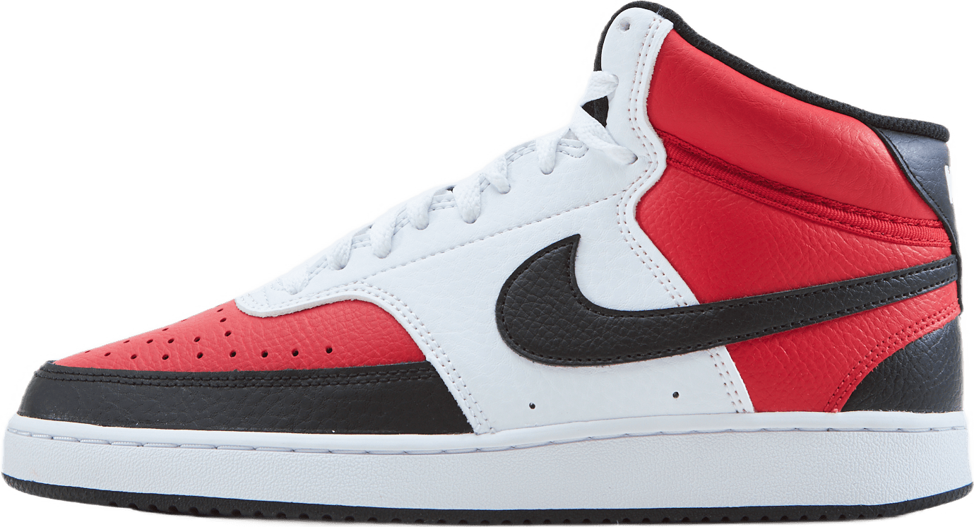 Nike Court Vision Mid Nba Men' University Red/black-white, Male, Shoes, Trainers, Basketball, Multi color, EU 42 (UK 7,5)