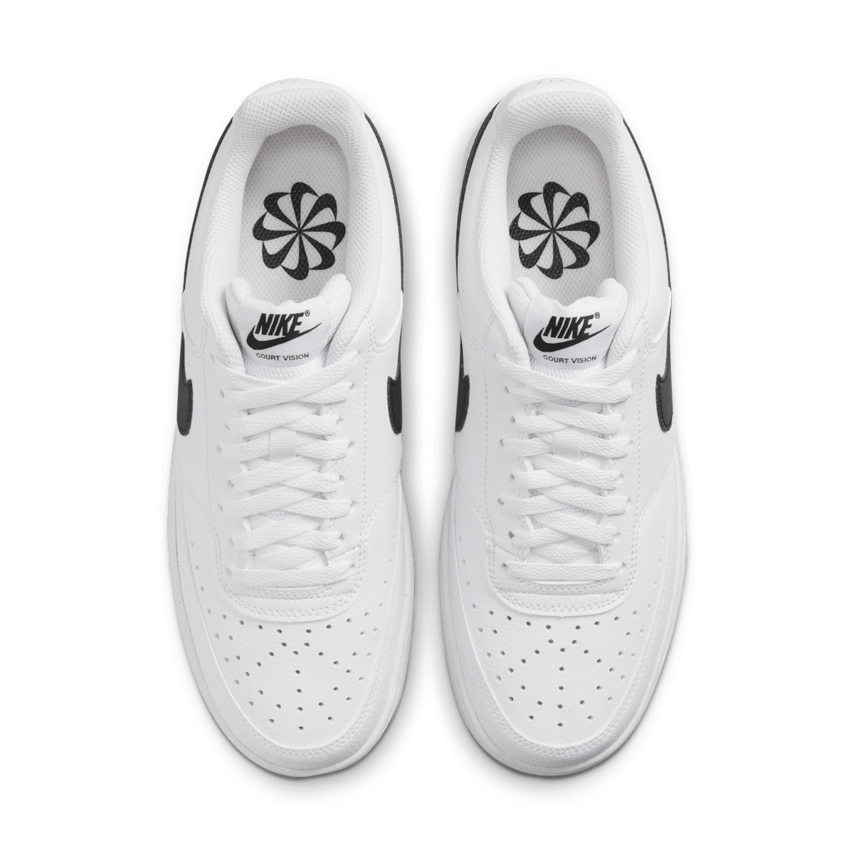 Court Vision Low Next Nature Men's Shoes WHITE/BLACK-WHITE