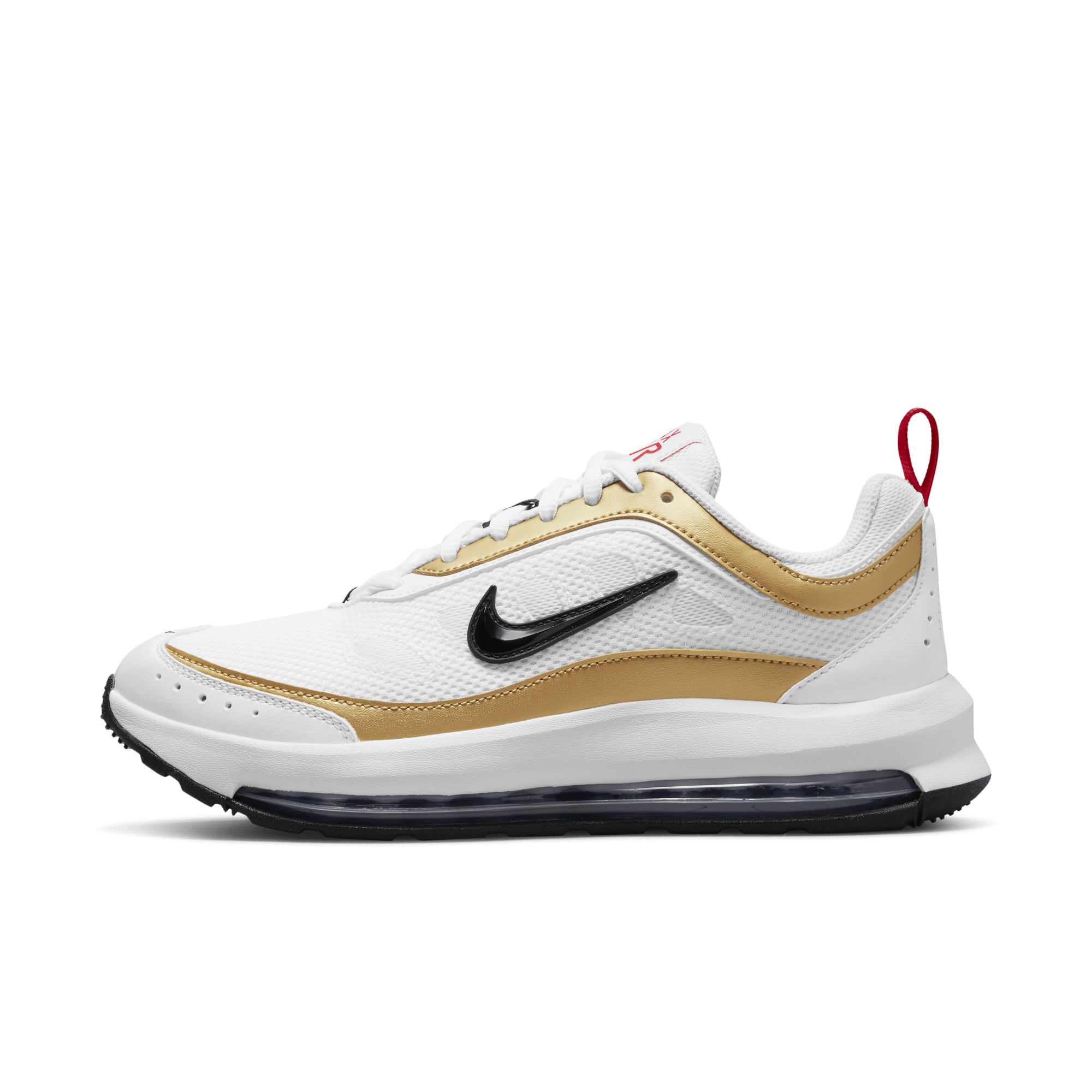 Nike Air Max Ap Women's Shoe White/black-metallic Gold-univ, Female, Topánky, Tenisky, Biely, EU 36,5