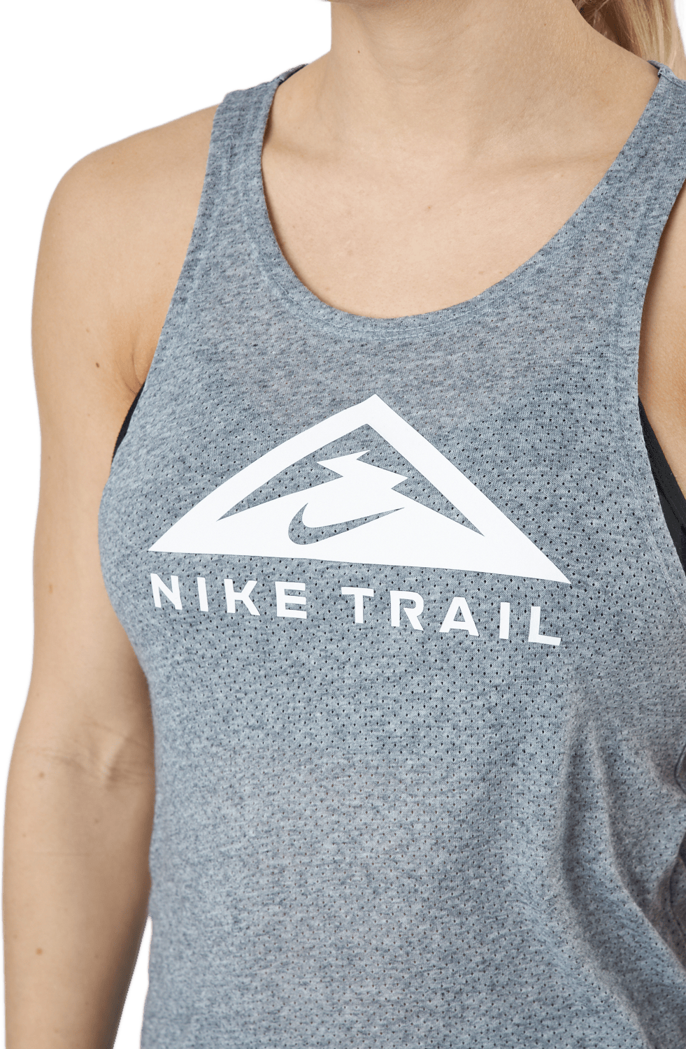 Nike Dri-fit Women's Trail Run Dk Grey Heather/white - Bild 4