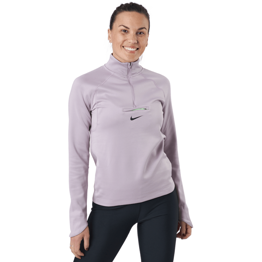 Nike Dri-fit Element Women’s T Plum Fog/lime Glow/black