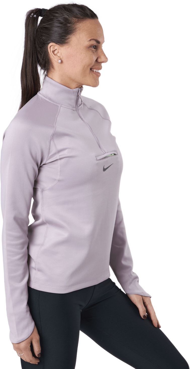 Nike Dri-fit Element Women's T Plum Fog/lime Glow/black - Bild 2