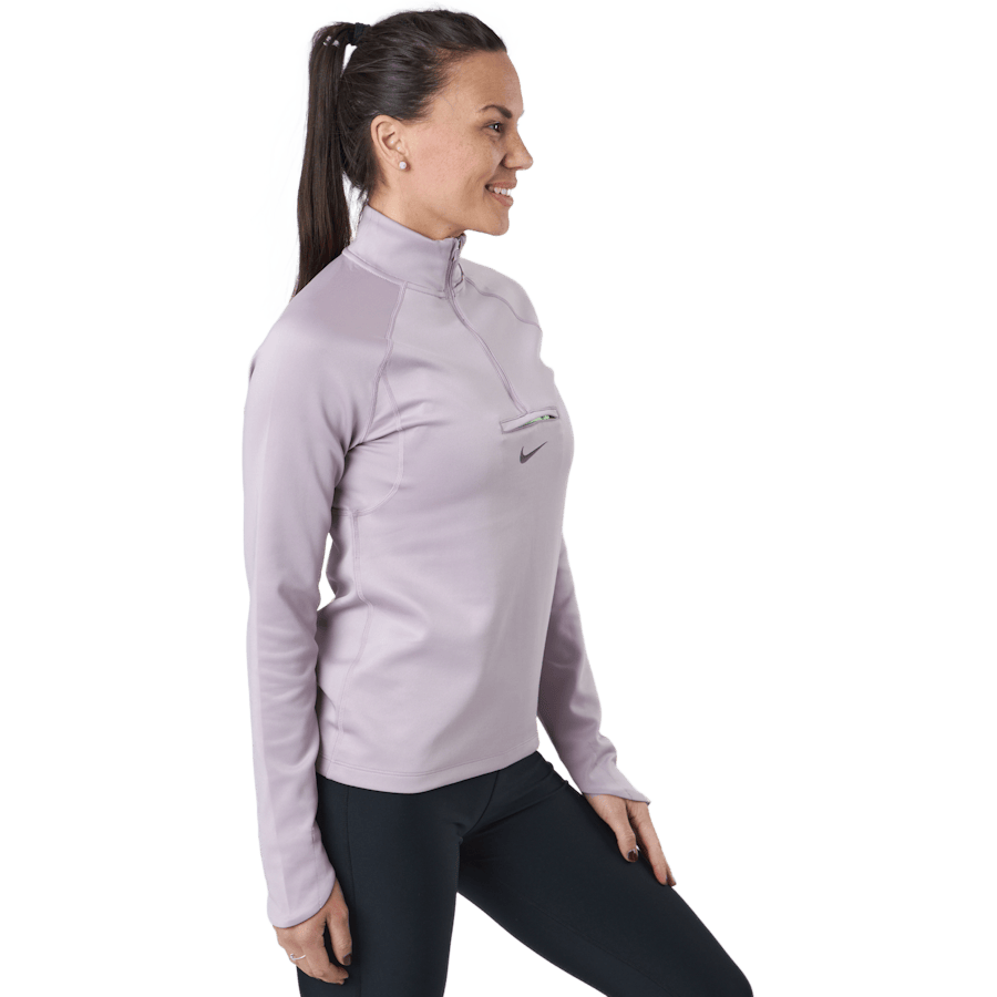 Nike Dri-fit Element Women's T Plum Fog/lime Glow/black - Bild 2