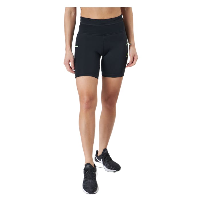 Nike Dri-fit Epic Luxe Women's Black/plum Fog/lime Glow/lime, Female, Apparels, Leggings, Running, Black, M