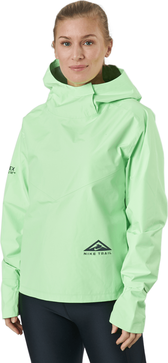 Nike Gore-tex Women's Trail Ru Lime Glow/lt Liquid Lime/black, Female, Apparels, jackets, Running, Green, XS