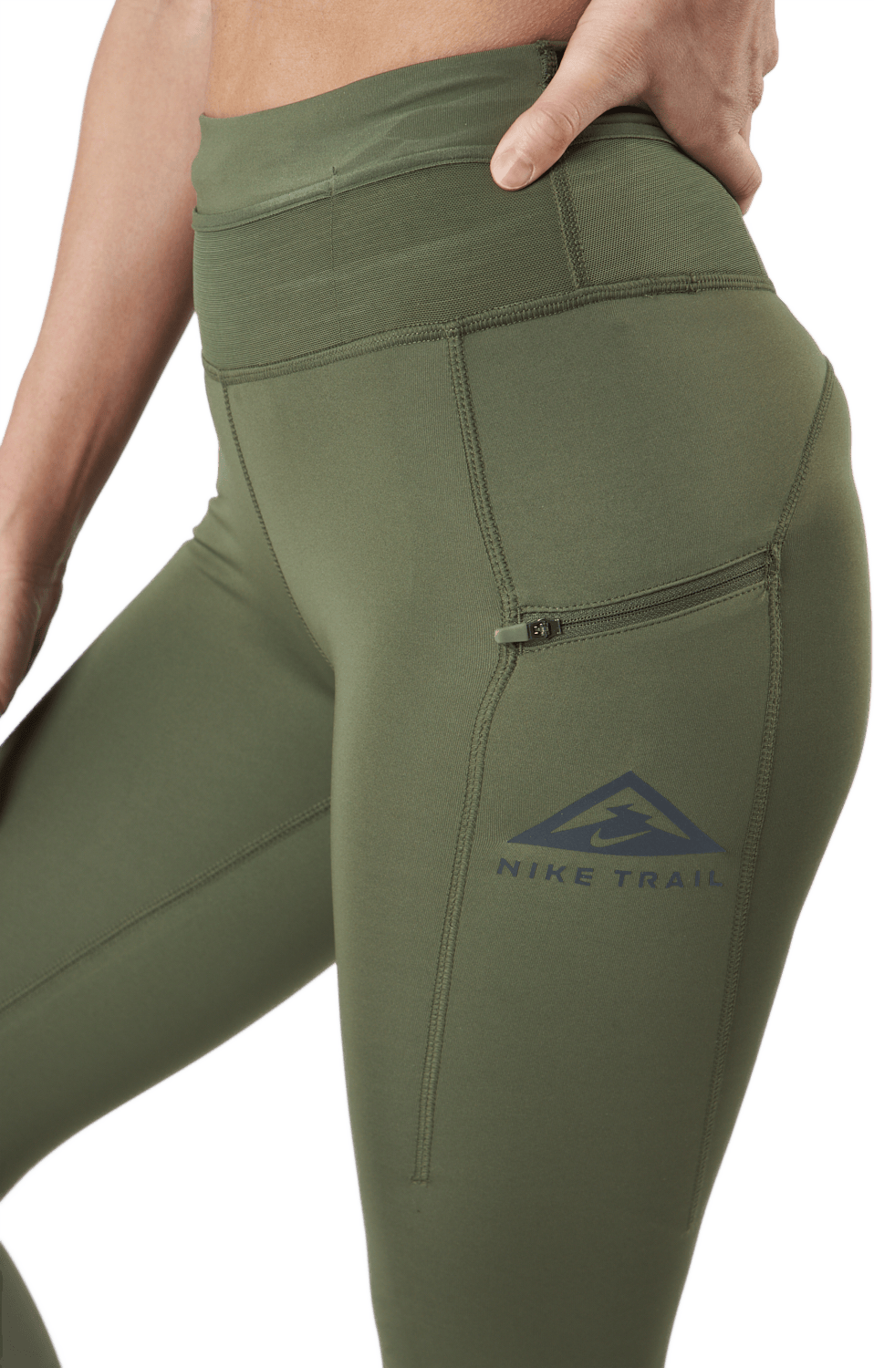 Nike Epic Luxe Women's Mid-ris Medium Olive/black/black - Bild 4