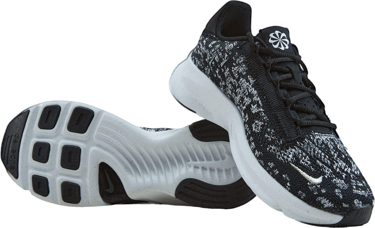 SuperRep Go 3 Flyknit Next Nature Women's Training Shoes BLACK/METALLIC SILVER-WHITE - Bild 7