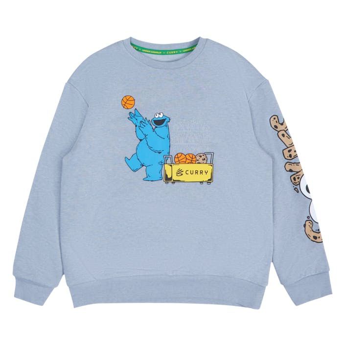 CURRY COOKIES CREW, Unisex, Kläder, Hoodies & Sweatshirts, Grå, S