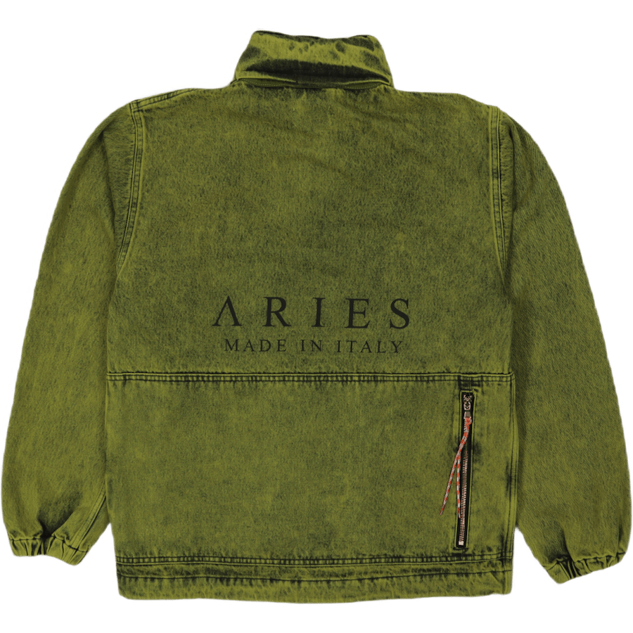 Denim Cargo Jacket Lime - Bild 5