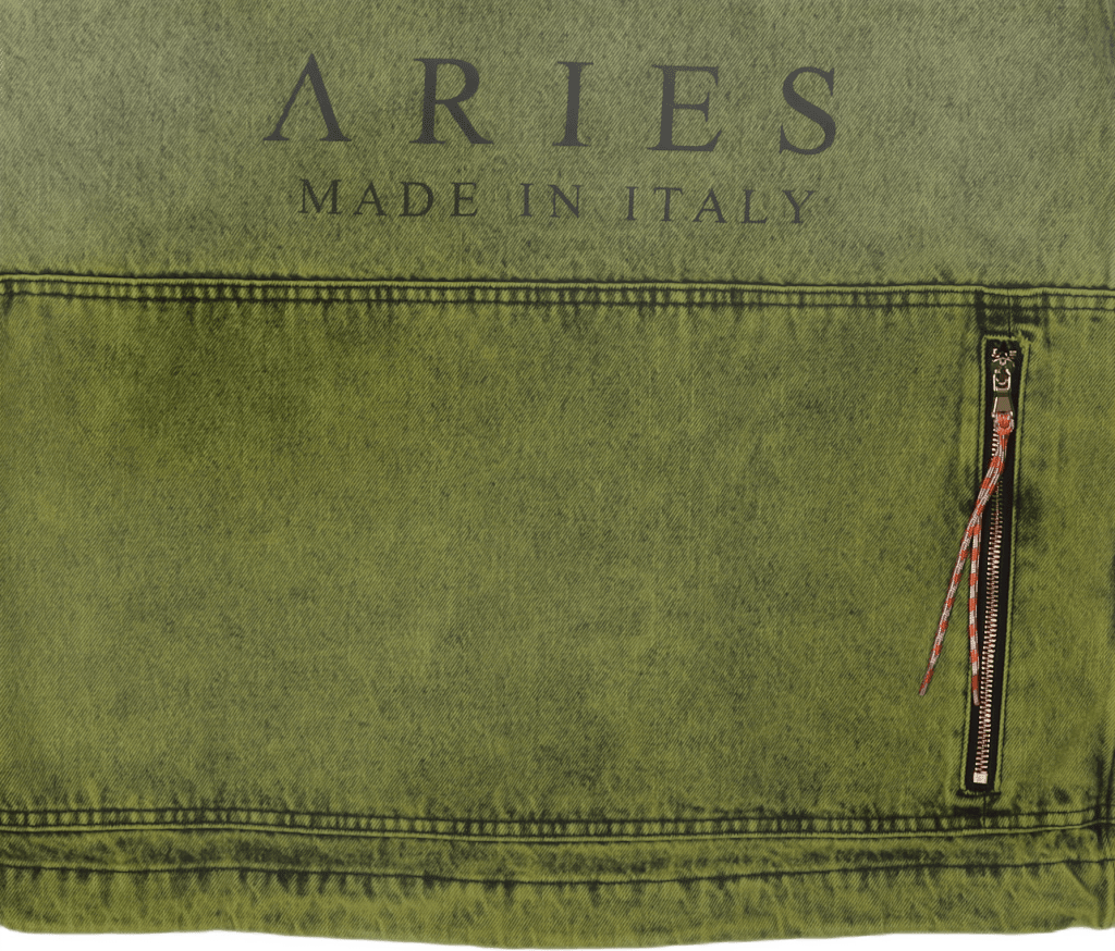 Denim Cargo Jacket Lime - Bild 6