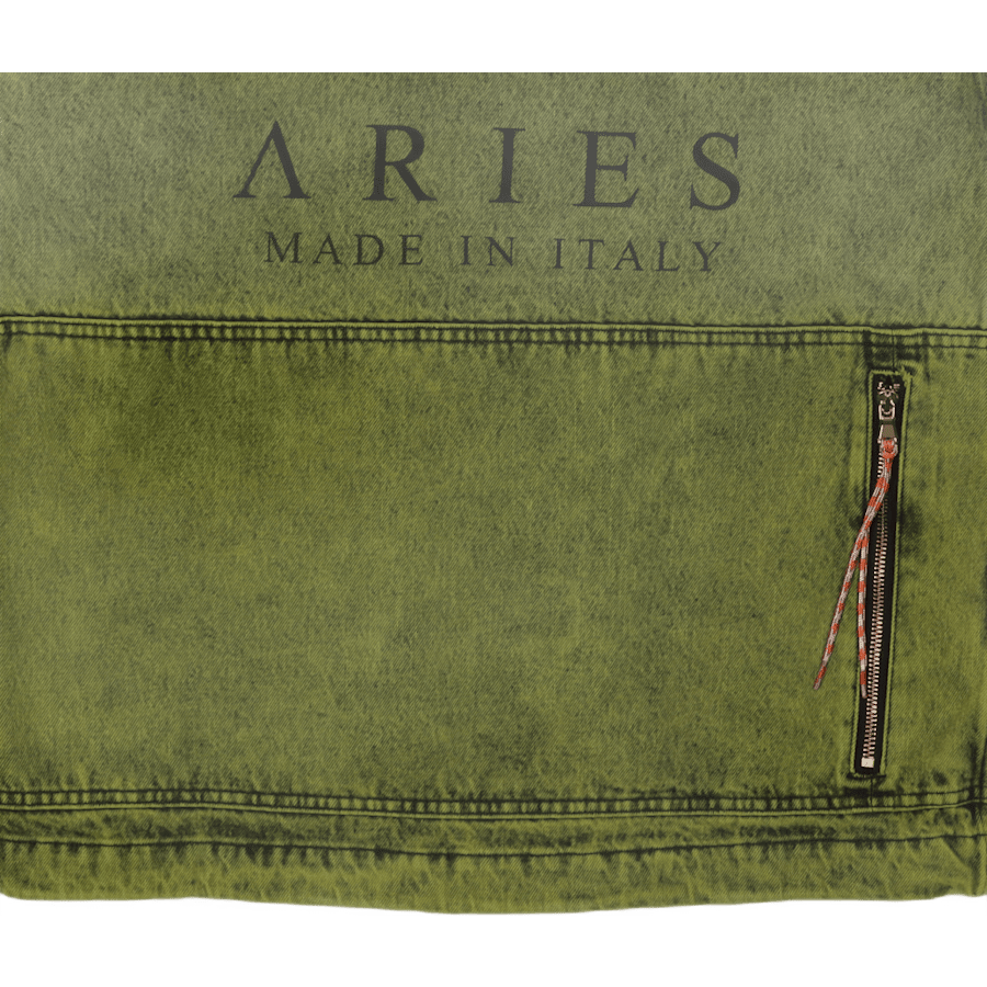 Denim Cargo Jacket Lime - Bild 6