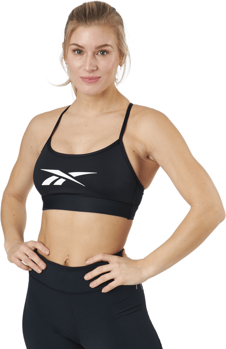 S Lux Skinny Strap Bra Black, Female, Apparels, Sports Bras, Running, Black, XS