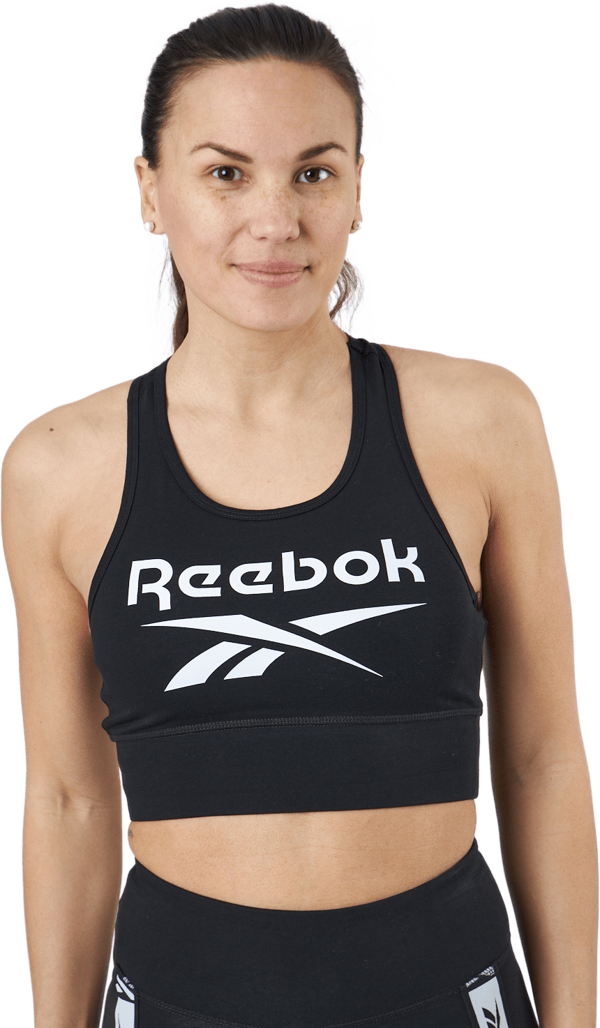 Ri Bl Cotton Bralette Black, Female, Apparels, Sports Bras, Running, Black, L