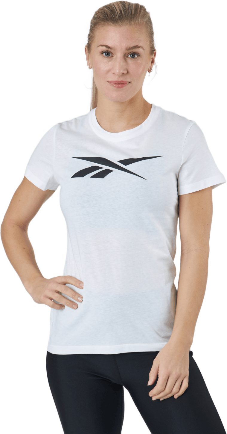 Te Graphic Vector Tee White, Female, Tøj, T-shirt, Træning, Hvid, XL