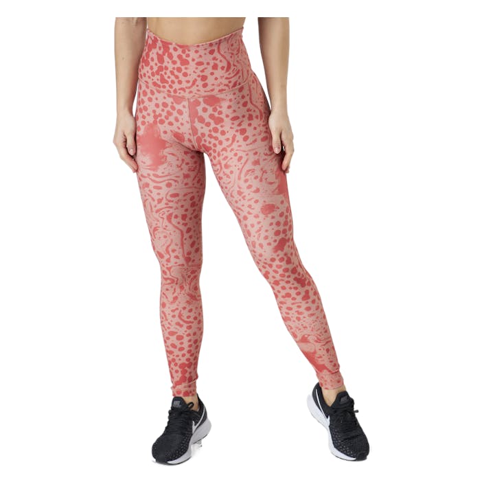 S Lux Hr 2,0 Ms Tight Cancor, Female, Apparels, Leggings, Workout, Pink, XL
