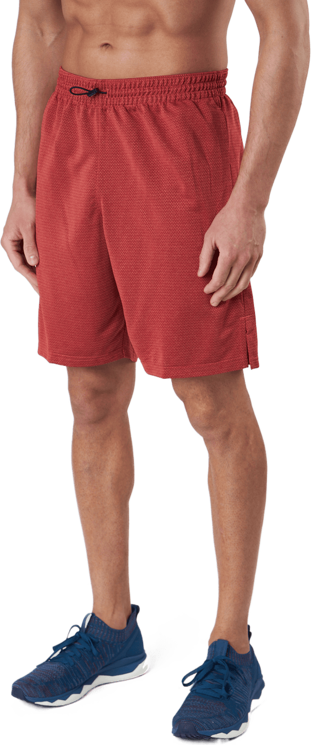 Wor Melange Short Rhodon, Male, Odzież, Spodenki, Trening, Czerwony, XL