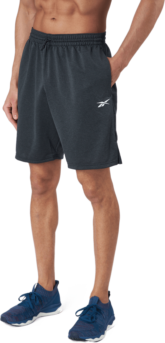 Wor Melange Short Nghblk, Male, Odzież, Spodenki, Trening, Czarny, S