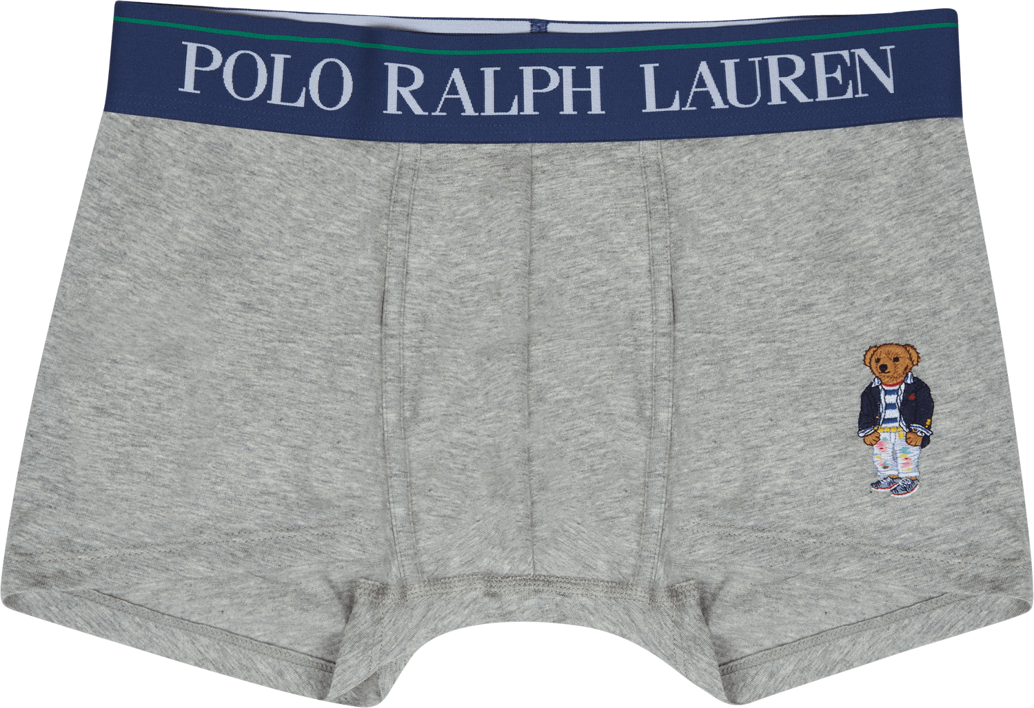 Polo Ralph Lauren Polo Bear Stretch Cotton Trunk, Male, Apparels, Underwear, Grey, XXL