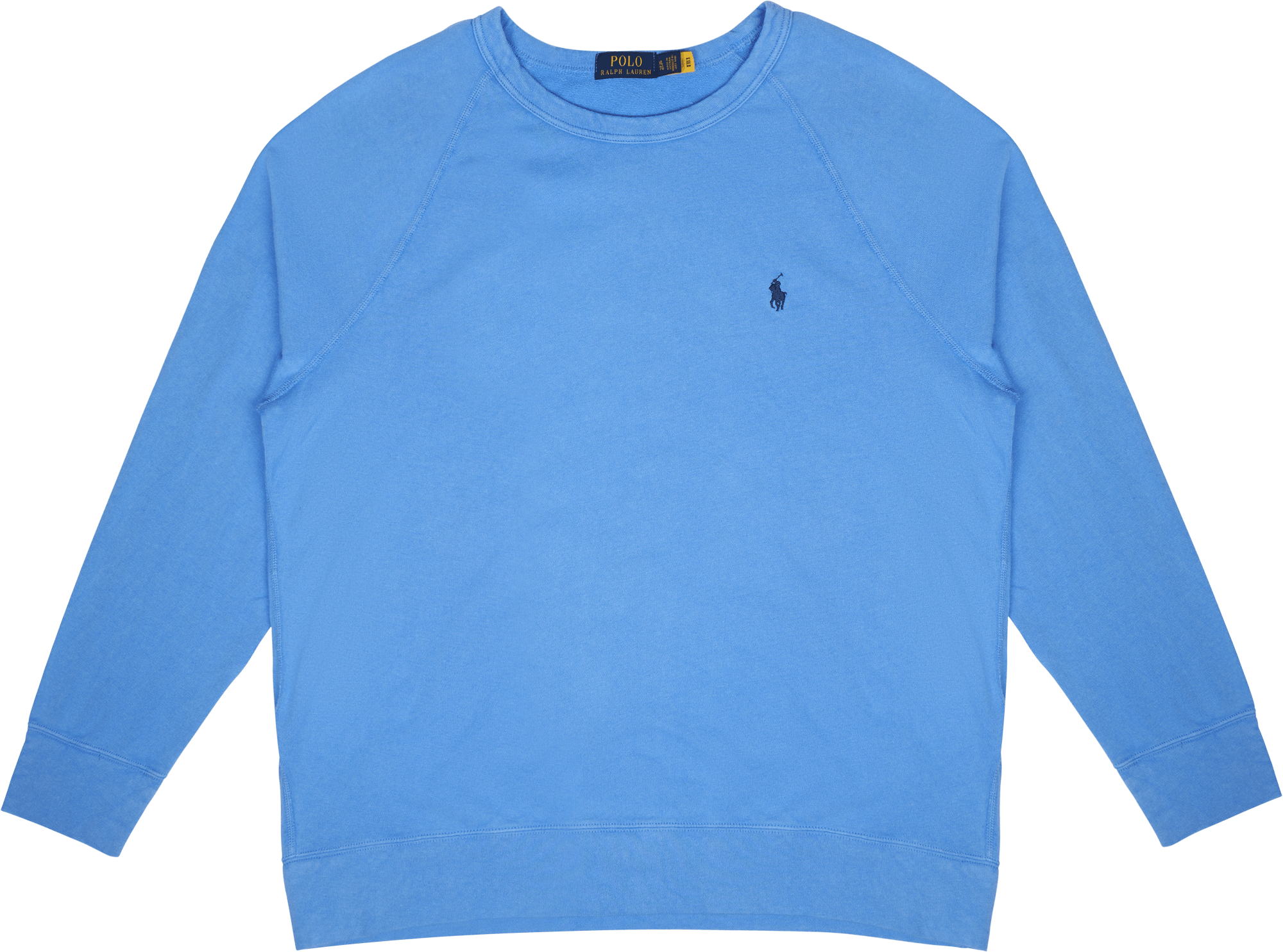 Polo Ralph Lauren Spa Terry Sweatshirt, Male, Odevy, mikiny a mikiny, Modrá, XXL