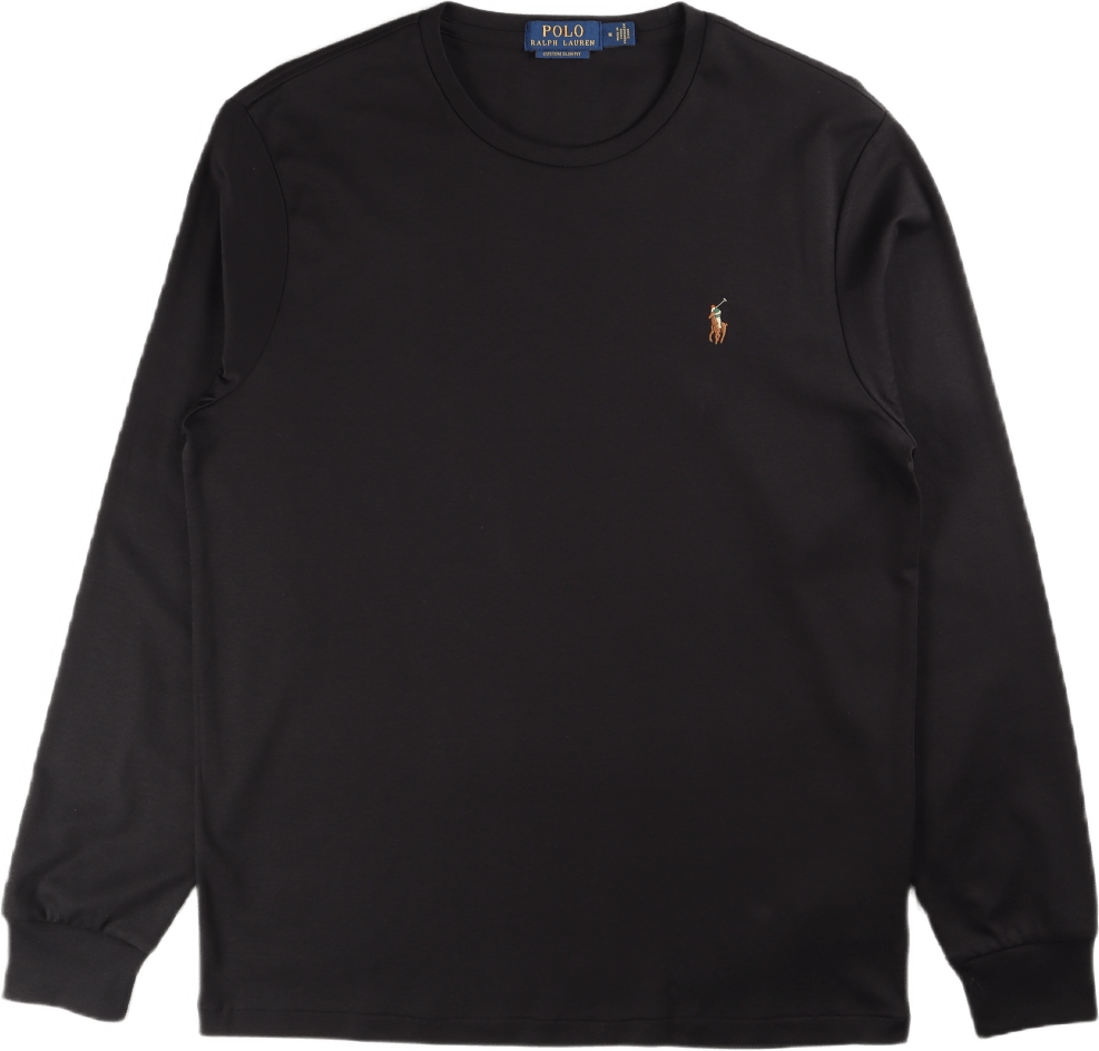 Custom Slim Fit Soft Cotton T-Shirt Polo Black, Male, Apparels, Tops, Black, M