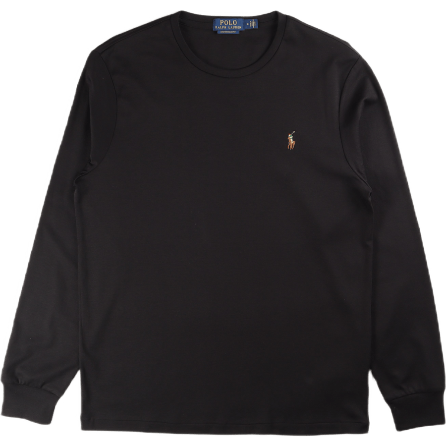 Custom Slim Fit Soft Cotton T-Shirt Polo Black