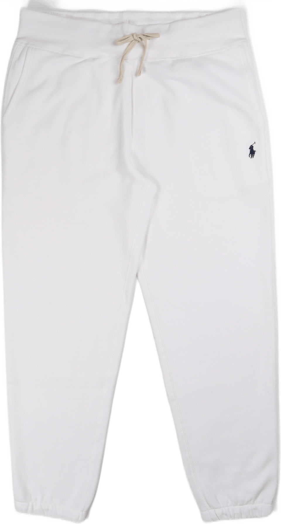 The RL Fleece Sweatpant White, Male, Kleding, Broek, Wit, S
