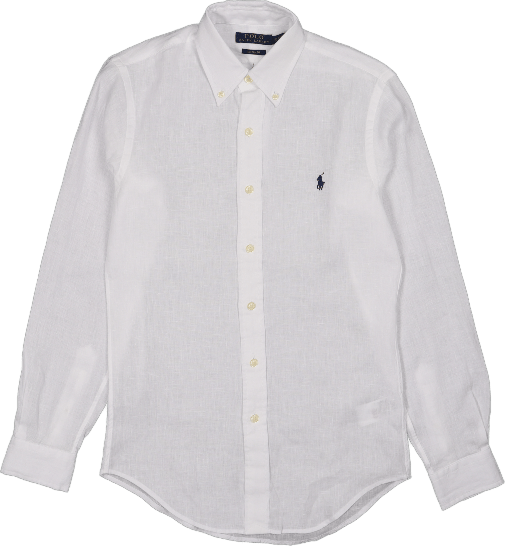 Custom Fit Linen Shirt White