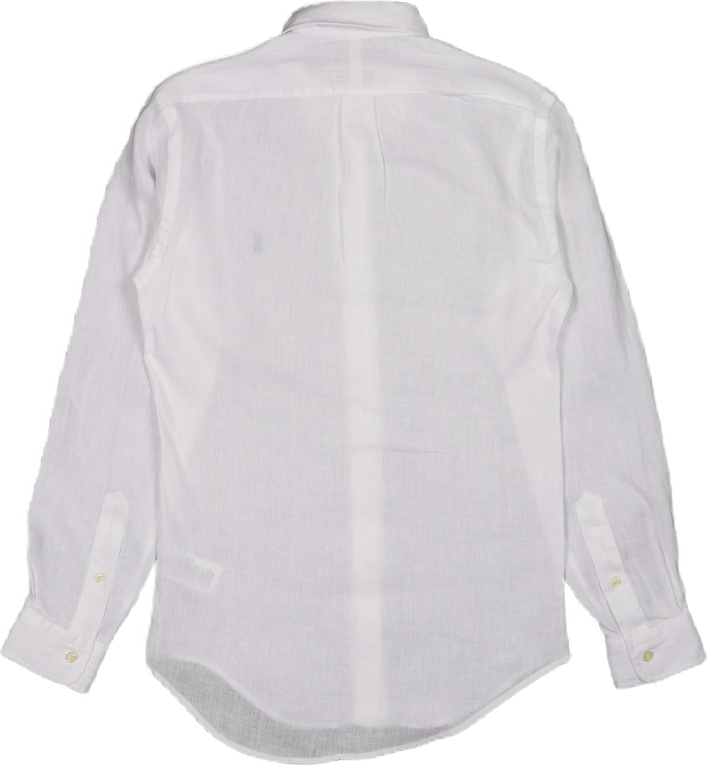 Custom Fit Linen Shirt White - Bild 4
