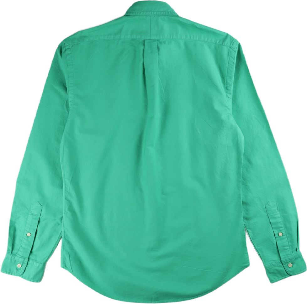 Slim Fit Garment-Dyed Oxford Shirt Cabo Green - Bild 2