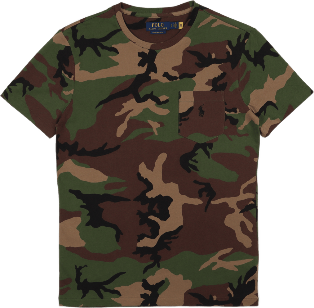 Custom Slim Fit Camo Pocket T-Shirt Surplus Camo