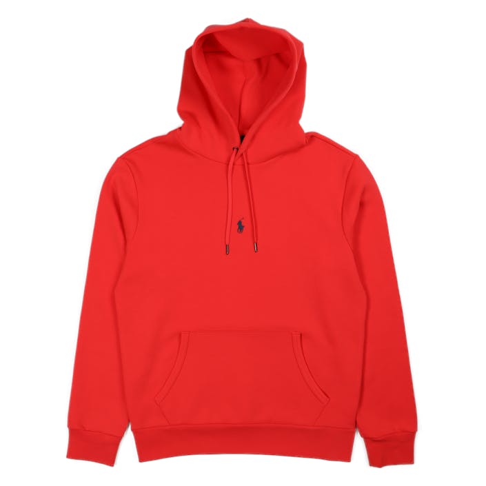 Double-Knit Hoodie Racing Red, Male, Odevy, mikiny a mikiny, Červená, M