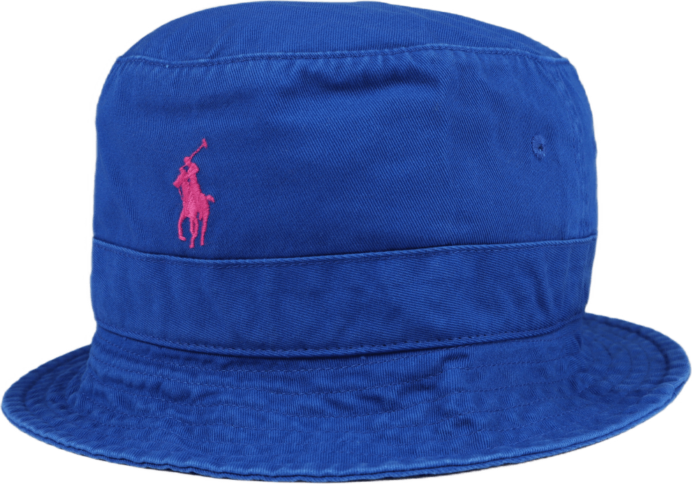Cotton Chino Bucket Hat Pacific Royal, Male, Vêtements, Chapeaux et casquettes, Bleu, L/XL