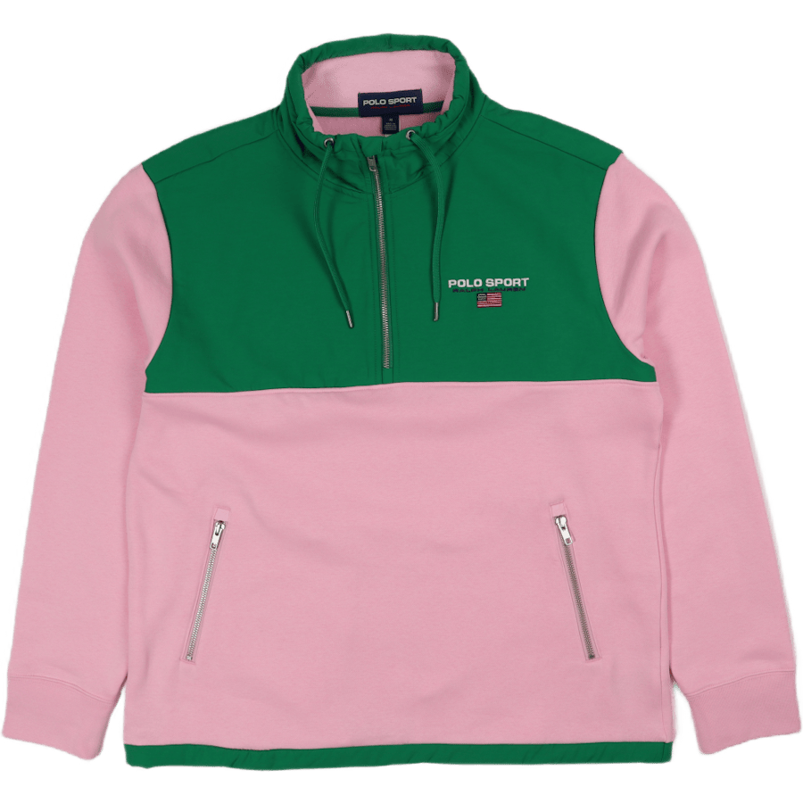 Polo Sport Hybrid Sweatshirt Carmel Pink/Cruise Green