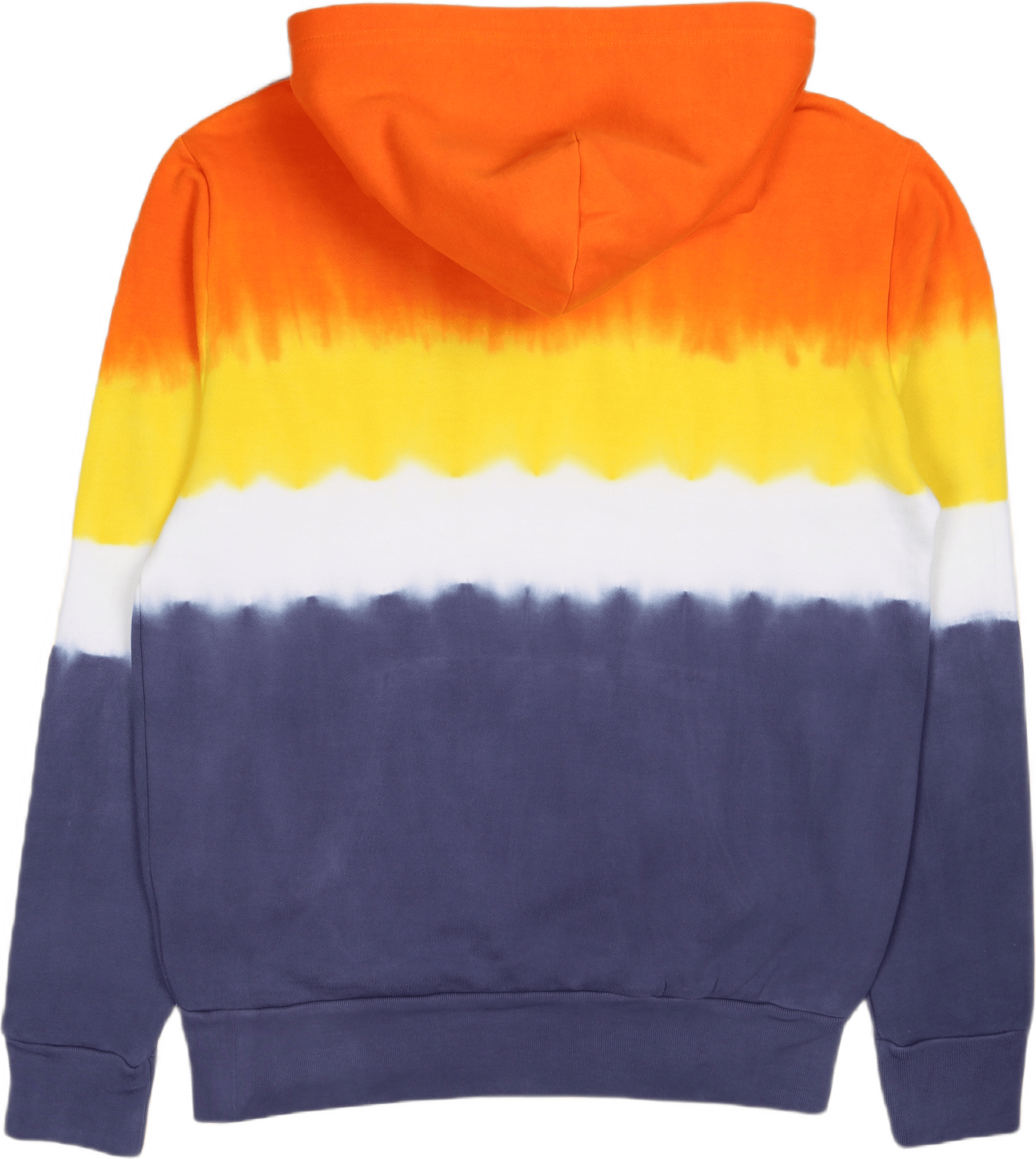 Tie-Dye Fleece Hoodie Bright Signal Orange Multi - Bild 4